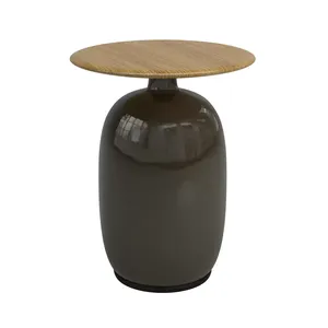 Idao Wohnzimmermöbel Mid-Century Modern Runder Holz-Couchtisch Minimalistische Beistelltische Ineinanderstellbares Couchtisch-Set - Product Image 4