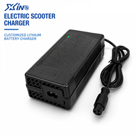 Cargador de Batería para Scooter Eléctrico de 42V 2A, Serie E-bike, Scooter Plegable, Batería de Litio, Personalizable, DC GX16 XLR
