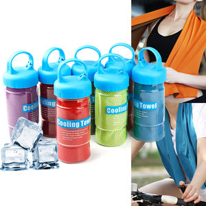 Toalha Refrescante Personalizada por Atacado Toalha de Gelo para Academia Camping Esportes Viagem Microfibra Fresca Macia Respirável para o Pescoço - Product Image 1