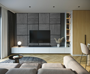 Pannelli Acustici Moderni in MDF 60x60cm 21mm <span class=keywords><strong>Fai</strong></span>-<span class=keywords><strong>da</strong></span>-<span class=keywords><strong>Te</strong></span>, Ecologici con Riduzione del Rumore del 80% per Scuole, Uffici, Hotel, Appartamenti, Magazzini - Product Image 4