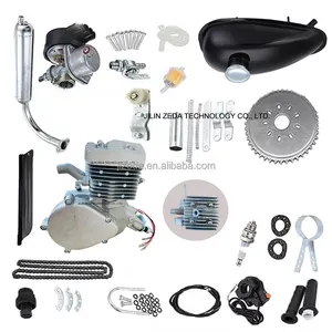 2 tempos engine gas moped motor two stroke 80cc bike engine 100cc motorized bicycle