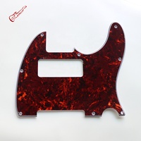 Plaque de protection de guitare Donlis en celluloïd imitation écaille de tortue 4 plis, découpée pour micros P90 Soap Bar, avec 8 trous de fixation, disponible en plusieurs couleurs