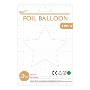 Ballons étoile à cinq bouts, 18 pouces, pièces, MTF, couleur bleu, en papier aluminium, <span class=keywords><strong>guirlande</strong></span> bleue, vente en gros - Product Image 4