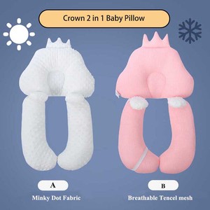 Soft Breathable <strong>Newborn</strong> Deep Sleep Support <strong>Pillow</strong> Adjustable Organic Cotton Baby Lounge <strong>Pillow</strong> - Product Image 6