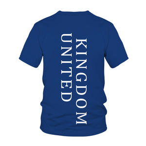 Logotipo personalizado Reino Unido bandera 3D <span class=keywords><strong>impresión</strong></span> hombres Retro Casual manga corta cuello redondo Camiseta verano ropa al aire libre 100% poliéster ajustado - Product Image 4