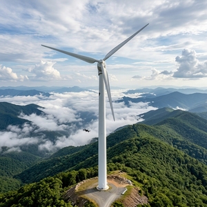 เครื่องกำเนิดไฟฟ้าพลังงานลมแบบแกนนอน 20 กิโลวัตต์ รุ่น Horizontal-20KW Wind ที่มีรูปลักษณ์สวยงามและได้รับการรับรองคุณภาพ - Product Image 1