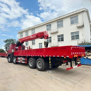 Camion-grue HOWO 8x4, grue hydraulique montée sur camion 12-14T, véhicule de transport pour la construction et le levage - Product Image 5