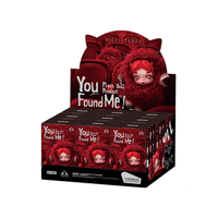 Figurine en peluche authentique POP Skullpanda You Found Me, pendentif mignon et souple, boîte mystère, ornement décoratif pour la maison, objet de collection