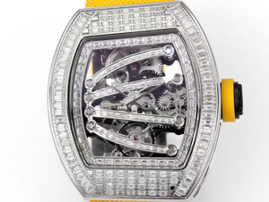 Luxury Fashion Watch Diamond <b>studded</b> Dial Stainless Steel Watch Skeleton Design High End Unisex Mechanical Watch - Product Image 4