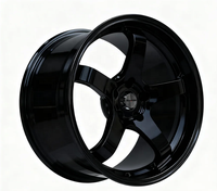 Jantes de course classiques à 5 branches, 5*114.3mm, GT Super Silver, Premium Beyond Series, adaptées à Supra, 350Z, 370Z, 86, BRZ