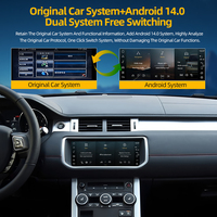 Pour Range Rover Evoque 2012-2019, écran tactile Android IPS 10,25 pouces, GPS, CarPlay sans fil, navigation automatique DSP, montage sur tableau de bord pour 1