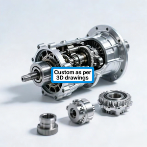 Custom Precision CNC Machined Planetary Gearbox - Low Backlash High Torque Suitable for Electric <b>Vehicles</b> <b>New</b> <b>Energy</b> <b>Vehicles</b> - Product Image 3