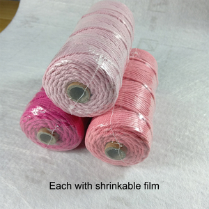 Natural 3mm Cotton Rope <strong>Macrame</strong> Cord Coated Braided for Shoes Bags Garments Home Textiles DIY Wall Hangings Round/ Roll <strong>Patterns</strong> - Product Image 6