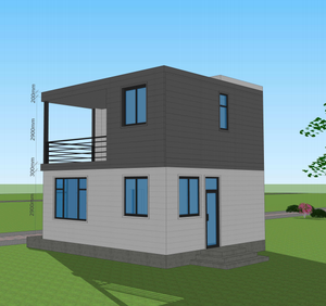 Villa Moderna a Due Piani e Casa Appartamento Prefabbricata con Struttura in Acciaio Leggero <span class=keywords><strong>Design</strong></span> Modulare - Product Image 5