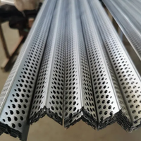 Promotion : Cornière en aluminium perforé galvanisé pour plâtre et stuc, maille décorative