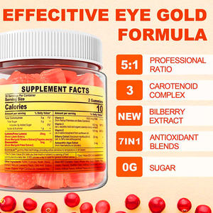 Luteína e zeaxantina Gomas Cheios com Extrato de Boldo, Vitamina A C Eye Gummy para Eye Care - Product Image 3