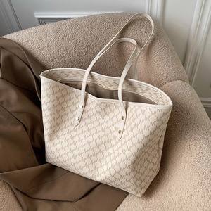 Bolso Tote de PU de Gran Capacidad, Diseño Exclusivo y de Alta Gama, con Cierre y Monograma <span class=keywords><strong>MK</strong></span> Texturizado, Versátil para el Trabajo - Product Image 4