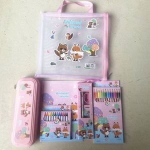 2024 School Cartoon Ruler Pencil Sharpener Stationery Items,girl School <b>Kids</b> Kawaii Stationery,children Stationery Set for <b>Kids</b> - Product Image 6