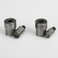 Petite machine à boutons manuelle, ensemble de boutons à œil d'air, machine à boutons en cuir adaptée aux boutons en cuir pour v