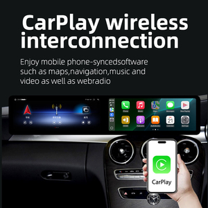 Schermo di Navigazione da 25,6 Pollici con Carplay per <span class=keywords><strong>Mercedes</strong></span> <span class=keywords><strong>C</strong></span> W205 GLC X253 CLA GLA 2015-2022, Radio Multimediale Auto con Guida a Destra - Product Image 5