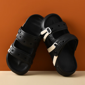 Sandales d'été pour femmes Guru, semelles épaisses en EVA, respirantes, antidérapantes, chaussures de plage et d'eau, sangle large, légères - Product Image 4