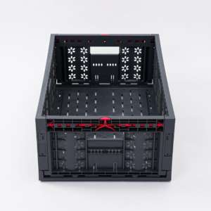 Katlanabilir plastik sebze sandık tarım ciro hasat sepetleri istiflenebilir kutuları hareketli tote plastik kasalar - Product Image 6