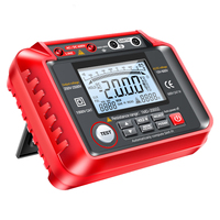 2500V Digital Insulation Resistance Tester 200GΩ Megohmmeter AC DC Voltage Meter with PI DAR Auto Discharge
