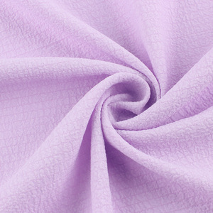 CEY Crepe AirFlow Tela Lisa 100% Poliéster Arrugado Color sólido aplastado para vestido - Product Image 6