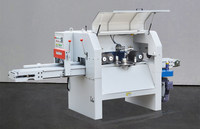 Scie à table multi-lames Deli entièrement automatique pour le travail du bois, machine de découpe de chants, scie à couches, garantie 4 ans