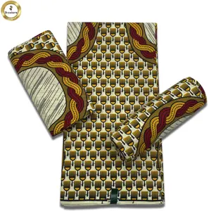 Approvisionnement d'usine nouveau design ankara cire africaine imprime 100% coton tissu pour vêtements