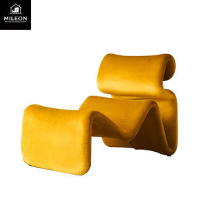 Canapé simple Chaise nordique en cuir Tissu moderne Hôtel Modèle Chambre Simple Salon Designer Forme personnalisée <span class=keywords><strong>Fauteuil</strong></span> de forme spéciale - Product Image 6