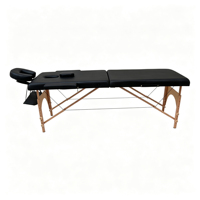 Table de massage pliante en bois multi-tailles portable transfrontalière pour physiothérapie et esthétique – Vente en gros usine