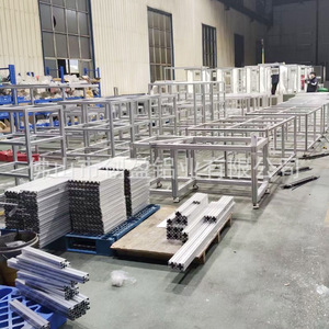 Aluminum Profiles Mechanical Equipment Frame 6063 Extrusion Anodizing Industrial Guard Shield Equipment Rack - Product Image 4