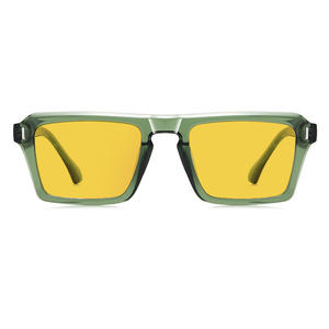 SKYWAYハイエンドスクエアフレームアンチブルーライトフレーム黄色レンズファッション女性アイウェア男性睡眠保護眼鏡 - Product Image 2