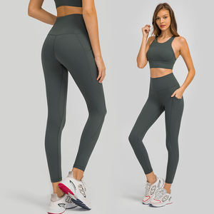Leggings de Yoga <span class=keywords><strong>DL126</strong></span> Naked Sensation, Transpirables, de Cintura Alta, Compresivos, con Bolsillo, Ultra Suaves, Tallas M y L - Product Image 4