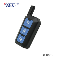 Control Remoto Inalámbrico RF de Fábrica al por Mayor, 433MHz, 3 Botones, Transmisor de Código de Aprendizaje para Puertas y Portones