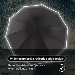 Parapluie inversé de haute qualité à double couche, résistant au vent, parapluie pliant automatique - Product Image 6