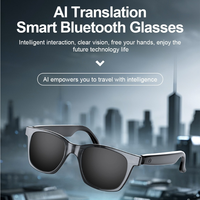 Lunettes Intelligentes Tendance 2026 avec Traduction IA, Lunettes de Soleil d'Extérieur pour Pilotes, Appels Audio, Lecture Musicale, Lunettes Décontractées et Modernes