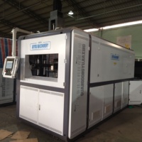 JS75 Machine automatique de fabrication de tasses à Servo complet, Machine de fabrication de tasses en plastique jetables et de récipients alimentaires