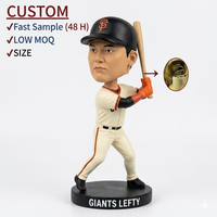Statuette de joueur de baseball personnalisée, faite à la main et peinte à la main, en résine, figurine d'athlète personnalisée, décoration pour la maison