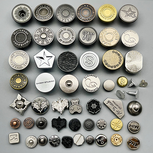 Nhà cung cấp tùy chỉnh kim loại màu jeans Nút Đinh Tán đinh tán cho quần áo Denim - Product Image 3