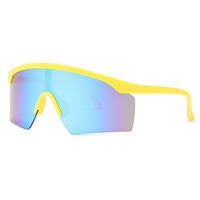 Lunettes de soleil sport unisexes rétro pour le cyclisme en extérieur, lunettes de ski coupe-vent, protection UV400, lunettes de mode, vente en gros