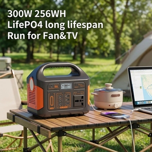 Estación de energía portátil de 300W, Banco de batería Tragbare Lifepo4, Puerto RV, generador de carga de Panel <span class=keywords><strong>Solar</strong></span> móvil, batería <span class=keywords><strong>Solar</strong></span> personalizable - Product Image 1