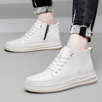 Chaussures rehaussantes décontractées en cuir pour hommes, 8 cm, de haute qualité, vente en gros, marque bon marché, offre spéciale