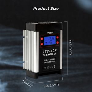 <span class=keywords><strong>Chargeur</strong></span> de batterie 12V 20a 40a DC à DC avec Kit de système solaire isolateur double batterie 4WD RV lithium - Product Image 4