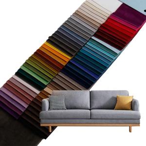 Thiết Kế Mới Đồ Nội Thất Vải tissu Micro Velours 100 <span class=keywords><strong>Polyester</strong></span> Chất Lượng Cao Màu Hồng Rắn Hà Lan Nhung Dệt May Vải Cho Ghế Sofa - Product Image 4