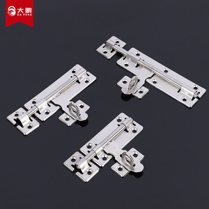 Da Peng Stainless Steel Door Bolt 201mm Minimalist Design Easy Installation For Wooden Doors Bathroom <b>Security</b> <b>Lock</b> - Product Image 2