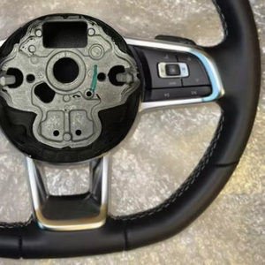 หนังคาร์บอนไฟเบอร์แบบเจาะรู สำหรับพวงมาลัยรถยนต์ <span class=keywords><strong>VW</strong></span> Passat Tiguan Polo Lamando Golf Sagitar รุ่นขายดีทั่วโลก - Product Image 4