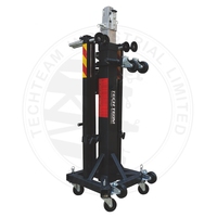 Torre de Elevación Manual TECHTEAM de 6.5m para Sistemas de Sonido en Conciertos al Aire Libre, Soportes de Truss y Pantallas, en Oferta
