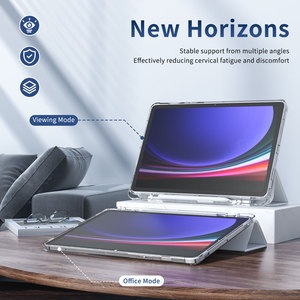 Cover posteriore per PC satinato traslucido scocca sottile per <span class=keywords><strong>Samsung</strong></span> <span class=keywords><strong>Galaxy</strong></span> <span class=keywords><strong>Tab</strong></span> S7/S8 11 "con funzione di Auto-sleep/Wake-up - Product Image 4